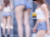 【フルHD】モデル級美脚の強烈はみ尻美人！
