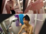 身内盗撮 友人の実姉の恥ずかしい全裸シャワーを複数カメラで隠し撮り むっちりとした肉感の極太な太ももがスケベすぎる