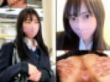 【電車痴漢 #17】《アイドル級マスク美女子●生》SNSで釣れた激カワちゃんに極長チンポで子宮内受精間違いなしの中出し