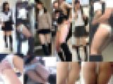 【痴漢3人SET】制服美少女達の両穴びしょ濡れ掻き回し痴漢セットSP