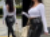 【超高画質セット】巨乳とレザーパンツの巨尻