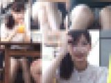 会話に夢中でお股ガラ空き生P丸見え清楚可愛い女子の極上対面ぱんちら～FHD動画～