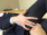 （動画）19歳引きこもり美脚美少女💛④（制服と黒タイツ）くすぐりあり