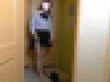 （動画）19歳引きこもり美脚美少女💛⑤（制服と肌色ストッキング）くすぐりあり