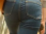 【食べ頃ヒップ】20代OL私服デニム尻１5