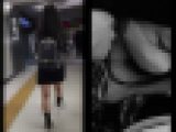私服女子●生。休日の満員電車で上下同時責め 痴漢記録日記vol.118 1人目