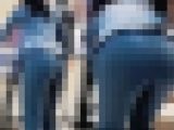 パンツスーツのお尻がヤバすぎるOL