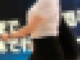 ぶるんっと揺れるマスク美女OL