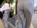 神尻美女！レース柄の大人パンティがびっしり！！割れ目と肉尻の神コラボ！