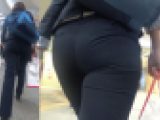 神尻穴あきパンツスーツOL様の神ビッチスタイル！！