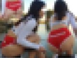 高画質 釣り掘りのハミ尻デカ尻美人さん２