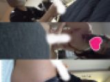 3人登場～おじさんの肉棒を４５４５手コキで抜いてくれた素人お姉さん達