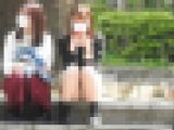 最新作です！！（ＦＨＤ）会話に夢中になり、パンティーが見えている可愛い女のコを撮影しました！！番外編５１－４