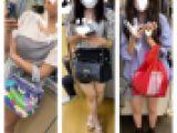3名の美人お姉さんのエロ過ぎる立ち生脚美脚717