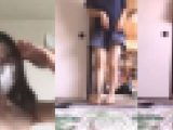 全裸でダンス　その後は高速ピストンで乱れだします