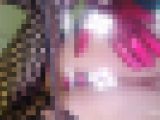 透明椅子ローアングル10マイクロミニ＆花柄白Tバック