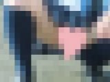 黒P履いてるつもりが実は生Pだった制服女子 おじさんの熱視線の被害にあう4K