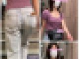 【再販商品SALE】ストレートデニムのエロいエロ尻を発見！このぷりっぷりっのお尻最高にエロい！スポーツ下着でも似合う【42】