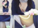 [4K]若妻の離れ垂れ乳に思わずズーーム。使い込まれた(？)先端まで見えました。