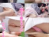 【ベランダ遊び♡疲れて寝ちゃったママをじっくり観察】【見どころ満載♡ビンビンエロ乳首＆食い込みTバック】