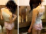 下着のまま混浴に入って撮影される少女ボブ子ちゃん。いろんなものが透けてます。