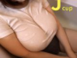 Jカップ爆乳お姉さんにノーブラ白T着せてお風呂で濡れ透け乳弄りからの電マイカセ