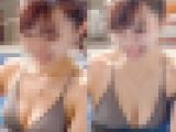 素人女性89　超美人若ママさん巨乳水着姿