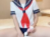 ブルマの上からバイブで､､､💗(1分38秒)