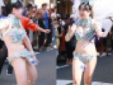 【写真】黒髪白肌美白！弾ける笑顔のブルースノウな可憐な女子大生サンバダンサー 　高画質189枚