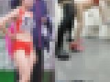 陸上女子痴漢①　2022年関東地区予選出場　＜競技場男子トイレで過激痴漢＞