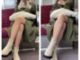 脚を組む美人お姉さんの対面エロ過ぎる生脚美脚736
