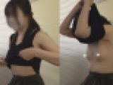 【一般外来】ノーブラ来院 既にコリッコリ乳首！おっぱいを触ると照れ笑いするご近所人妻さん