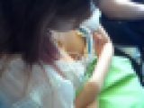 新〇線　胸ちらお姉さん