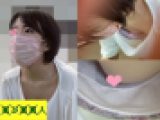 清楚で美人なOLの胸チラ。隙間から乳首が見えていました。【集荷客/運送/胸チラ】Vol.33