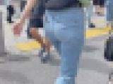 170超えの長身に骨太エロボディで華奢な男共を威圧しつつ自慢の爆尻で誘惑！ 下品なスキニーデニム お姉さん編