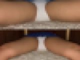 姉 こたつの中 ミニスカテニスウェア 純白ショーツ 後編【家庭内盗撮】