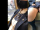 ☆制服女子電車内痴漢一日目☆顔撮影あり