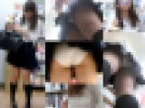 制服美少女の透けブラ・パンツ盗撮でめくって生尻もろ出し制服女子パンチラ盗撮動画