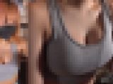 むっちり尻自慢のスポブラ女子をフェチ撮り（1） 生まれて初めてのフェチ撮影、胸の谷間ドアップ編