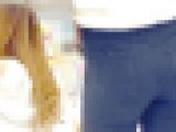 【20代ママのプリ尻】PUFFY亜美似美人ママのプリプリ尻　黒スキニーを自ら食い込ませてプリプリサービスw【4K】