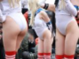 【写真】“コ●ケの闇”としてSNSで炎上した島風（艦これ）3人組のハイレグ囲み前の通常囲み撮影^^　高画質243枚