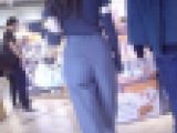 エロカワ系の美女がピタピタスラックスを履いて美巨尻ふって歩いてるのを粘着的に追跡