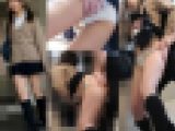 痴漢に耐えながら足ガクガク股間びしょ濡れで喘いでしまう制服美少女調教編