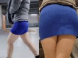 【青ニットミニワンピ】デカ尻の風俗嬢とイ◯アデート6