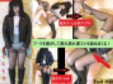 【初】【黒スト★ロングブーツ】【長編】【太ももコキ×絶品手コキ】【足コキ射！】パンスト美女の足指を舐めつくす！りん 20才 前編