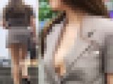高画質セット ノーブラ乳揺れパンスト美脚美人