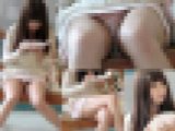 アイドル系美少女のお顔もパンツもバッチリ盗撮！極上対面パンチラSP