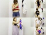 swimmingスクール通いで食い込み激しい競泳水着試着姿が丸見え13