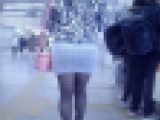 エロスタイルの激カワギャルがタイトニットミニワンピ着て美巨尻モッコリパンパンにさせて歩いてるよ
