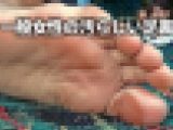 一般女性の汚らしい足裏